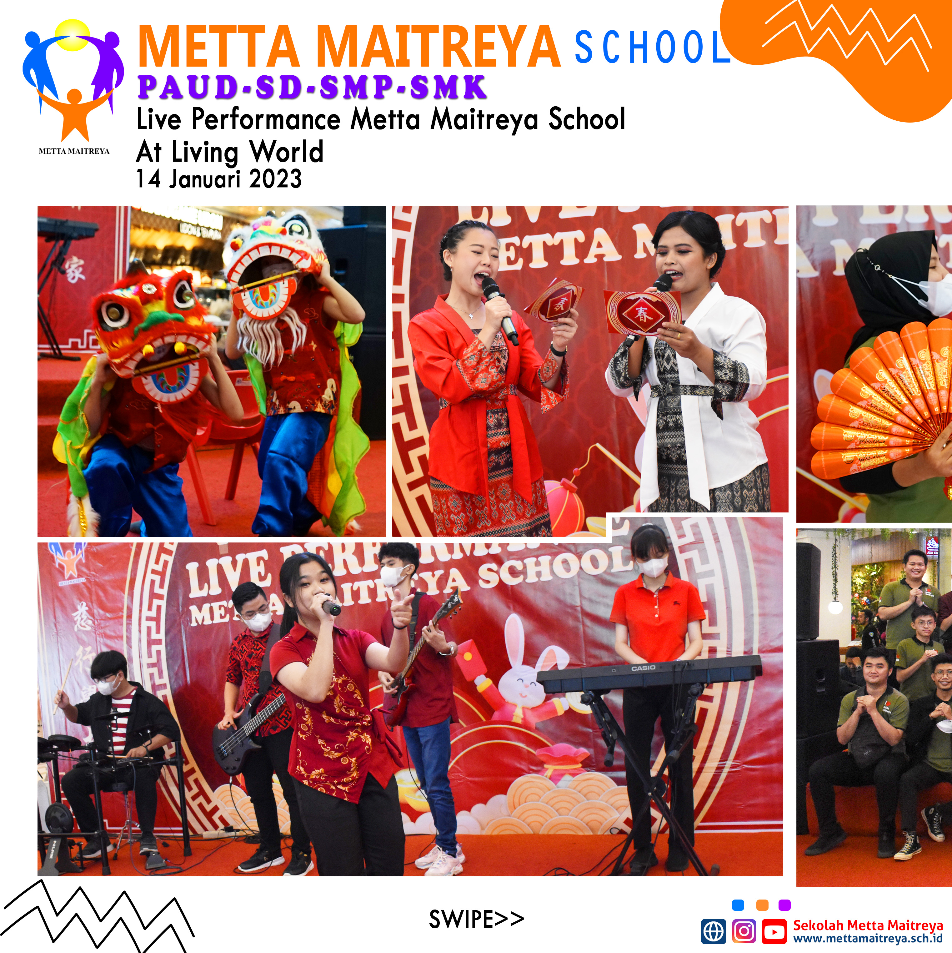 Live Perfomance Metta Maitreya School Pekanbaru | SEKOLAH METTA MAITREYA
